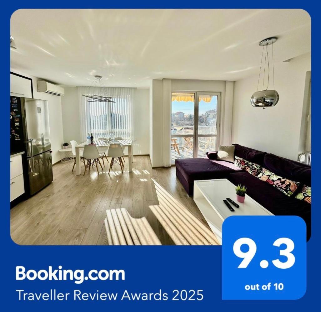 Briz Apartment; 2 Bdr; 6 Guests; Private Parking Varna ภายนอก รูปภาพ